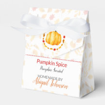 Homemade Bath & Body Packaging | Pumpkin Box