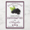 Homemade Blackberry Liqueur Bottle Label |