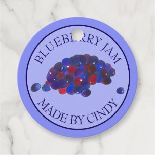 Homemade Blueberry Jam Jelly Preserves Canned By Favour Tags
