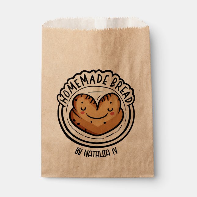 Homemade Bread Favour Bag (Front)