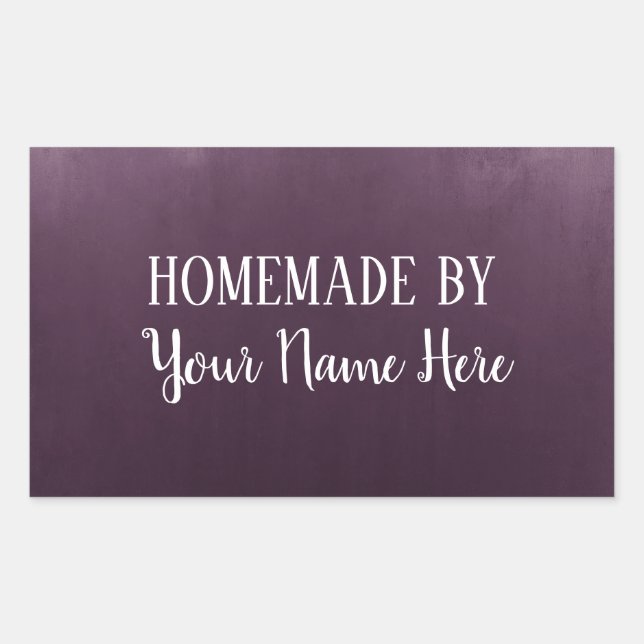 Homemade By Bakery Cookie Cake Vintage Blackboard Sticker (Front)