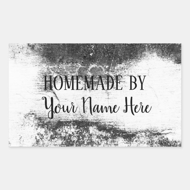 Homemade By Bakery Cookie Cake Vintage Craft Sticker (Front)