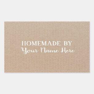 Homemade By Cookie Cake Vintage Craft Sticker