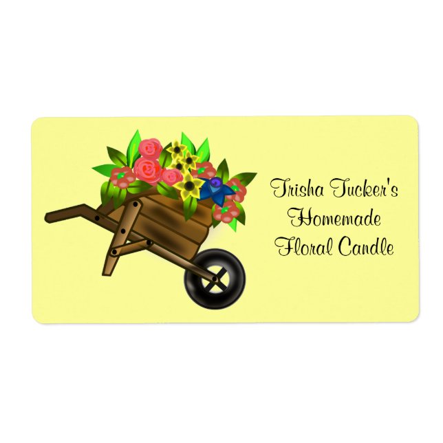 Homemade Candle Label (Front)