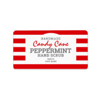 Homemade Candy Cane Peppermint Hand Sugar Scrub