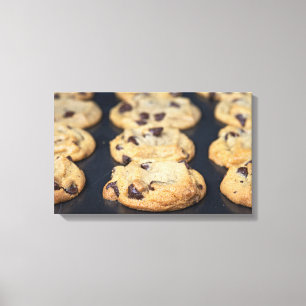 homemade Chocolate Chip Cookies Canvas Print