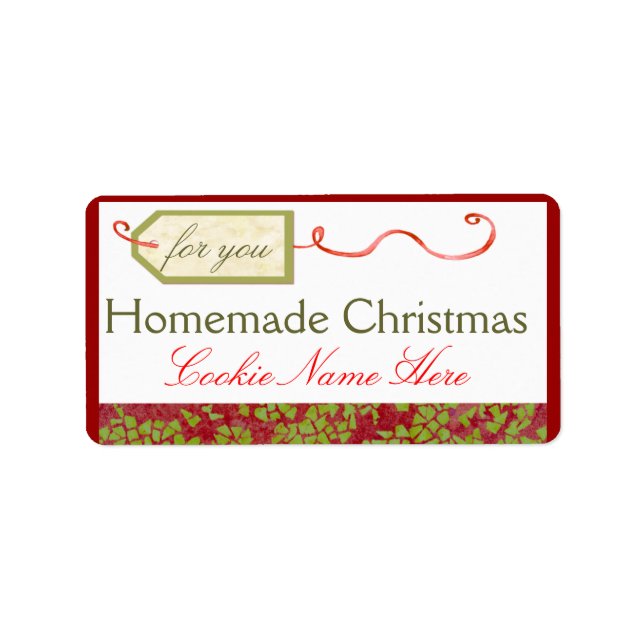 Homemade Christmas Recipe Labels (Front)