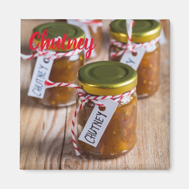 Homemade Chutney onion pineapple kitchen gift Lugg Magnet (Front)