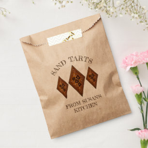 Homemade Cinnamon Sand Tarts Christmas Cookies Favour Bag