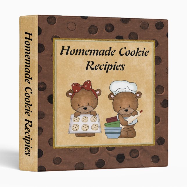 Homemade Cookie recipies Binder (Front/Spine)