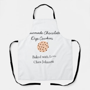 Homemade cookiers add your text name custom throw apron