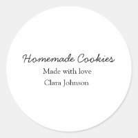 Homemade cookiers add your text name custom  throw
