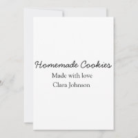 Homemade cookiers add your text name custom throw