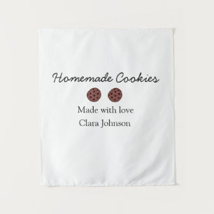 Homemade cookiers add your text name custom  throw tapestry