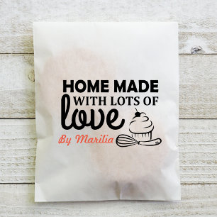 Homemade Cupcakes Classic Round Sticker Favour Bag