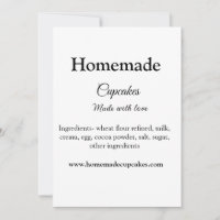 Homemade cupcakes made with love add text website