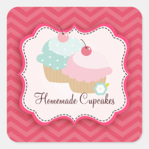 Homemade Cupcakes Personalized Labels