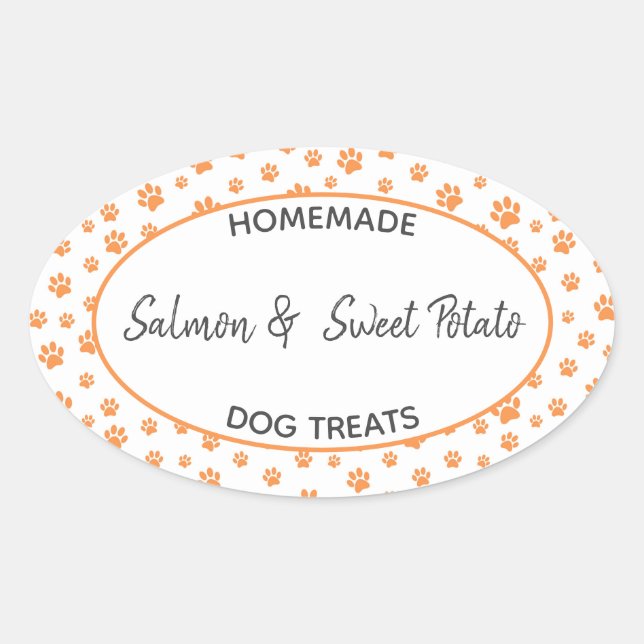 Homemade Dog Treat Label (Front)