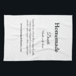 Homemade doughnuts made with love add text website kitchen towel<br><div class="desc">Design</div>