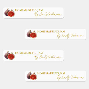 Homemade Fig Jam Thin Label