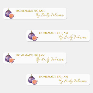 Homemade Fig Jam Thin Label