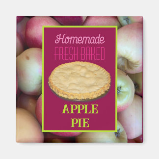 Homemade Fresh Baked Apple Pie Magnet