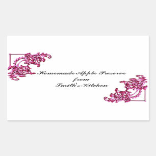Homemade goods label template - stickers