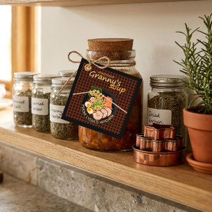 Homemade Granny’s Soup Personalized Label Tag