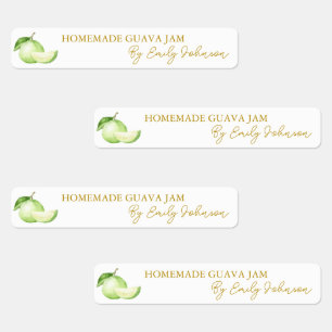 Homemade Guava Jam Thin Label