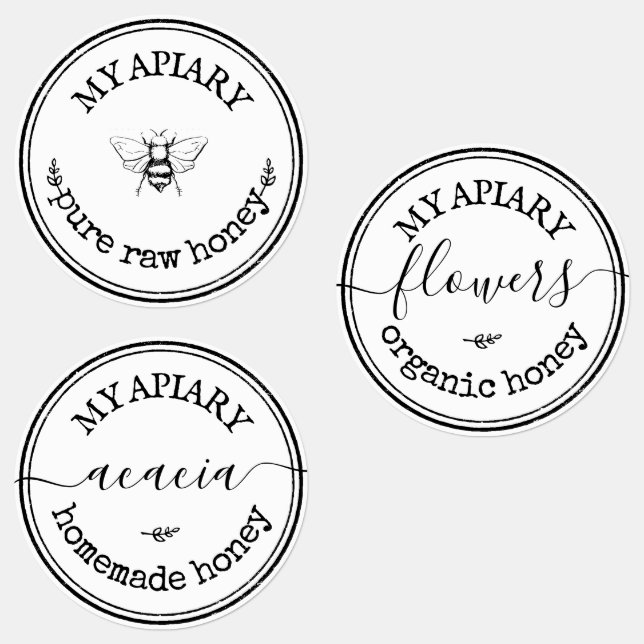 Homemade Honey Bumblebee Apiary Waterproof Jar (Group)