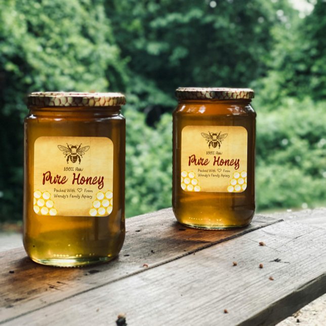 Homemade Honey Editable Label Sticker (Creator Uploaded)