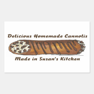 Homemade Italian Chocolate Chip Cannoli Baked By Sticker