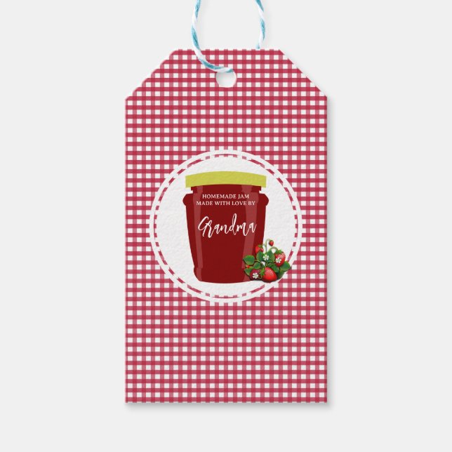 Homemade Jam Label Tag Editable (Front)