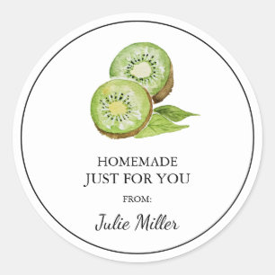 Homemade just for you kiwi label