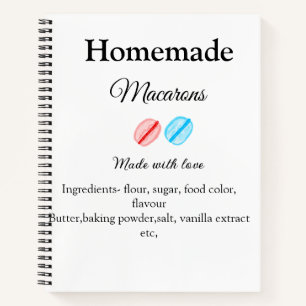 Homemade macarons add ingredients made with love b notebook