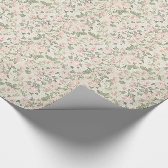 Homemade Paper Roses Rosebud Flowers Floral (Corner)
