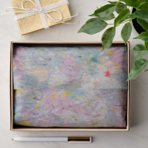 Homemade Paper with Colourful Pulp Image