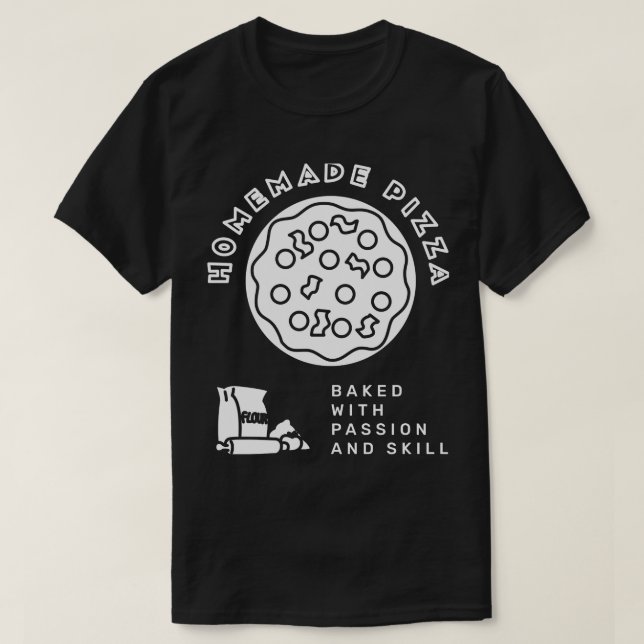 Homemade Pizza T-Shirt (Design Front)