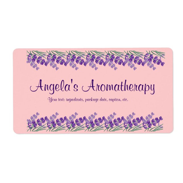 Homemade Potpourri Aromatherapy Label (Front)