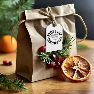 Homemade Potpourri Holiday Modern Simple Label