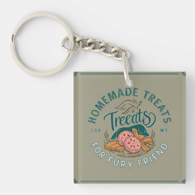 Homemade Pup Treats Keychain (Front)