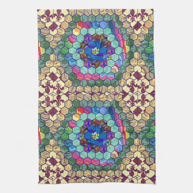 Homemade Quilt Kitchen Towel (Vertical)