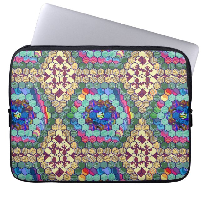 Homemade Quilt Laptop Sleeve (Front)