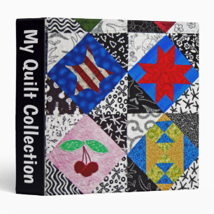 Homemade Quilt Pattern  Binder