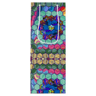 Homemade Quilt Wine Gift Bag