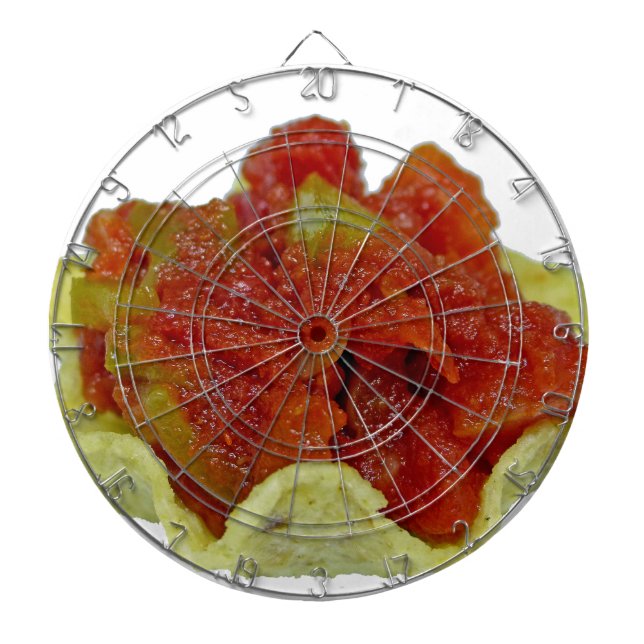 Homemade Salsa Dartboard (Front)