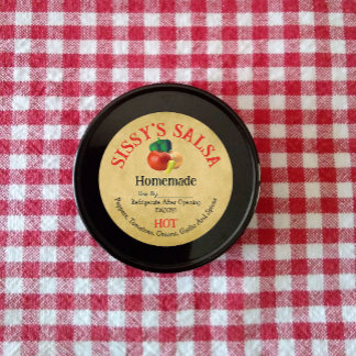 Homemade Salsa Product Sticker
