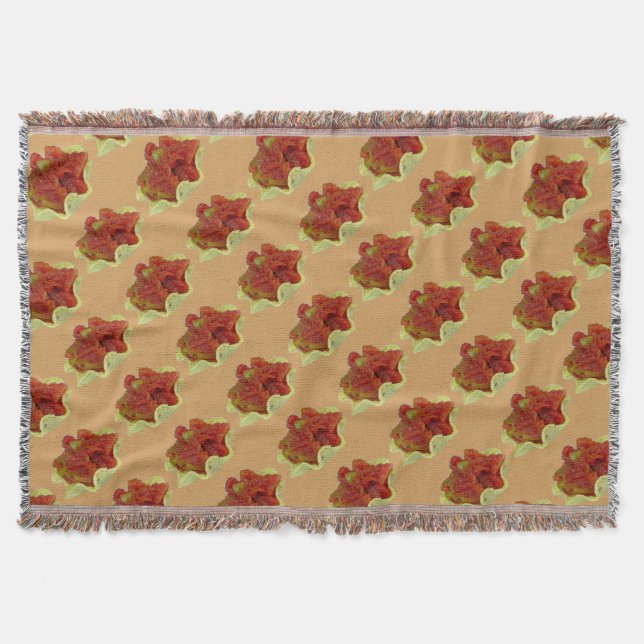 Homemade Salsa Throw Blanket (Front)