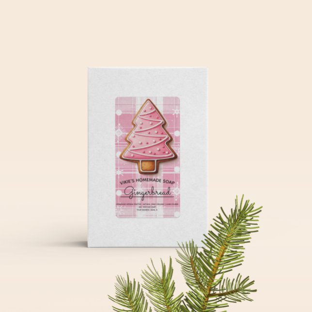 Homemade Soap Business Cookies Christmas Label (Creator Uploaded)