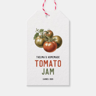 Homemade Tomato Jam preserve  Gift Tags